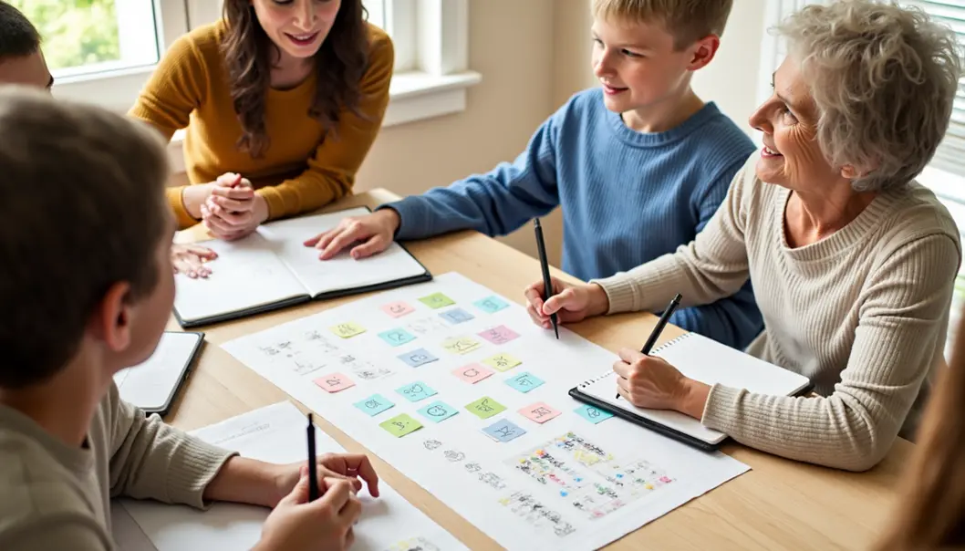 A wholesome family image representing financial unity and the collective effort in budgeting.