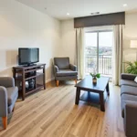 A beautiful vacation rental property set in nature, showcasing the benefits of Airbnb hosting.